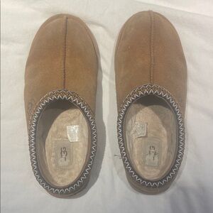 UGG Tan Suede Slip-On Shoes